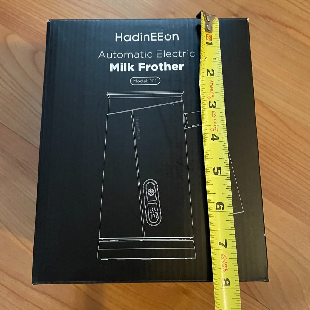 NIB HadinEEon Automatic Electric Milk Frother N11 140F Hot & Cold Foam Maker. - Picture 3 of 8
